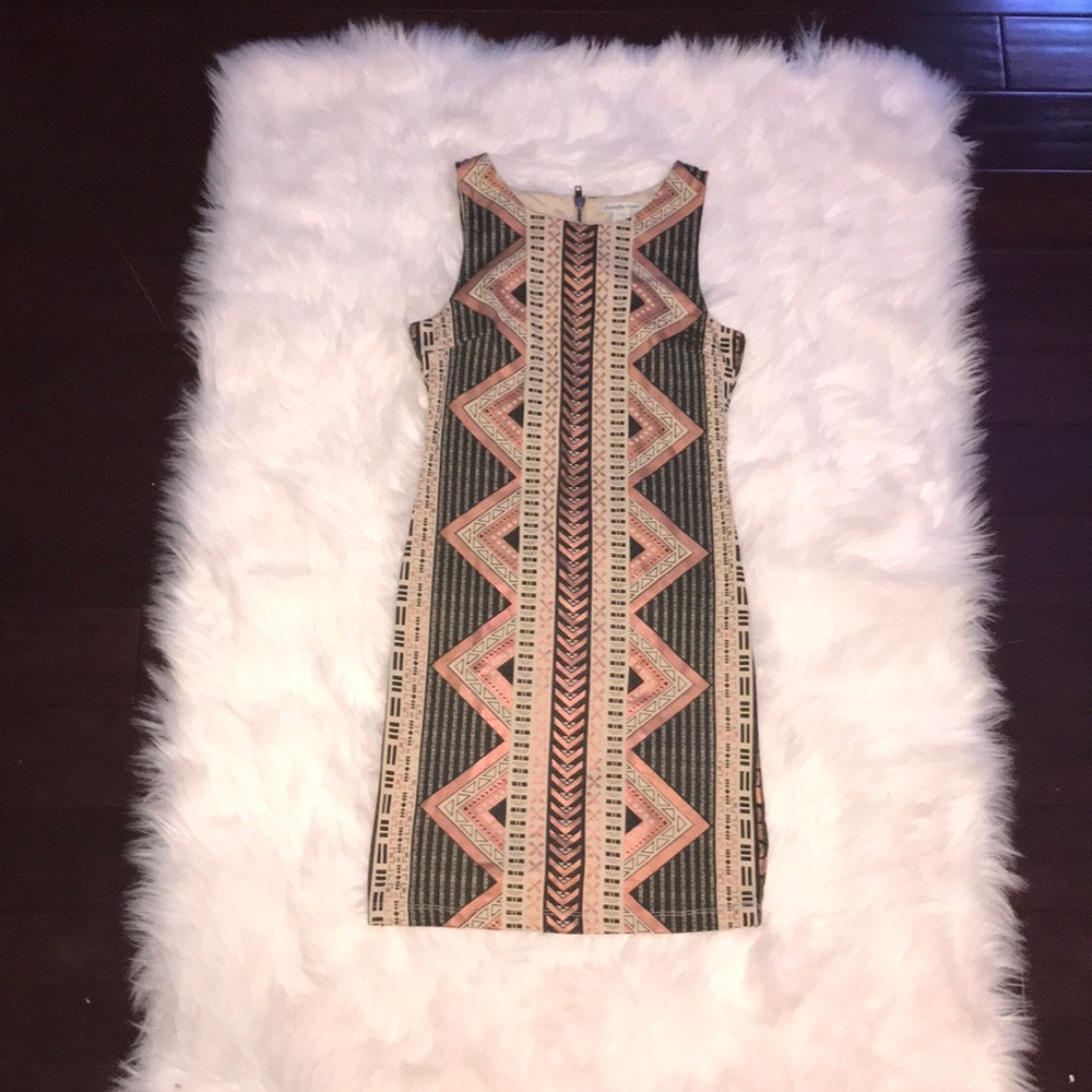 Patterned Charlotte Russe Mini Dress